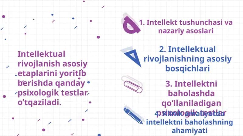 Intellekt tushunchasi va nazariy asoslari