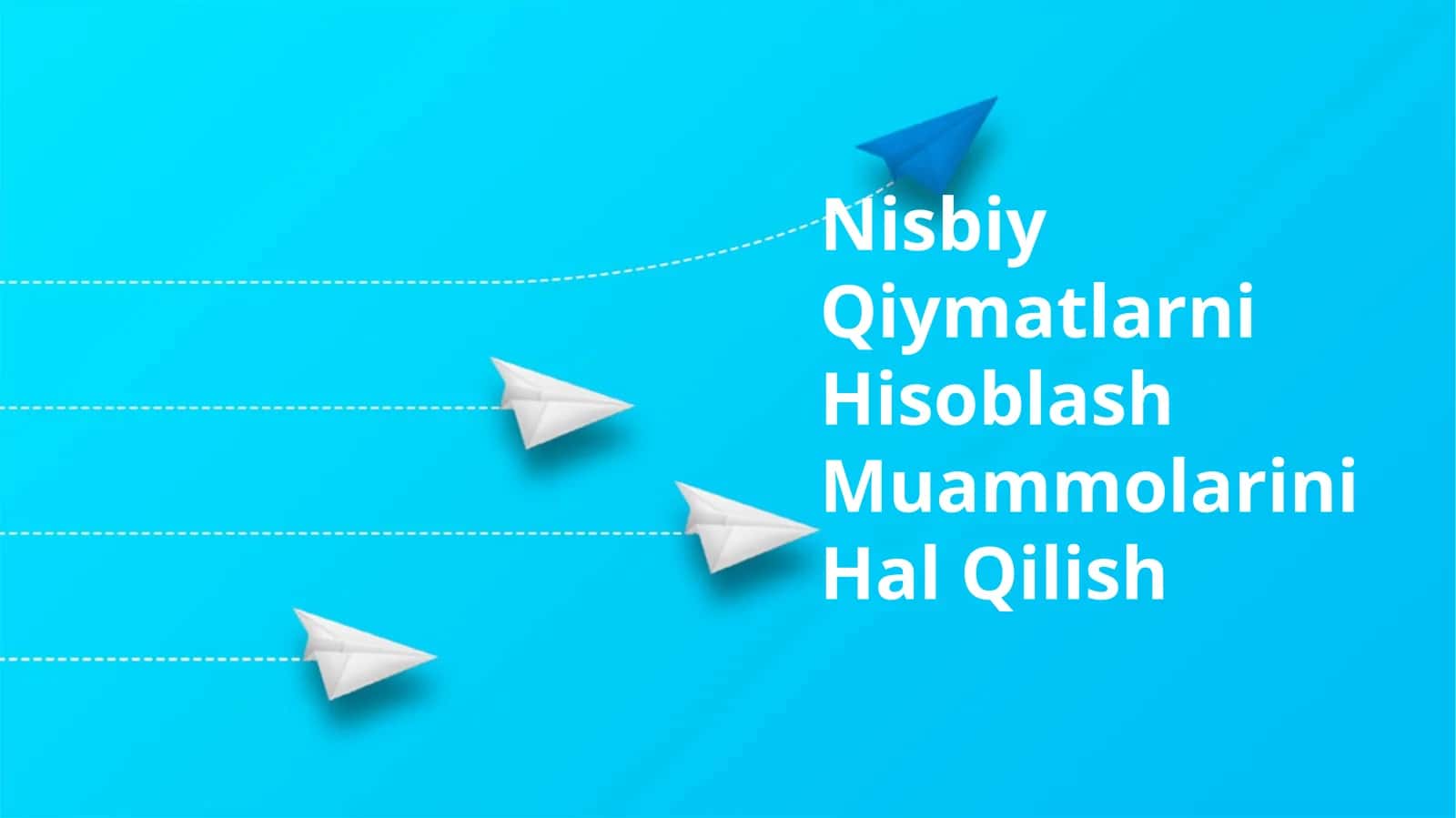Nisbiy Qiymatlarni Hisoblash Muammolarini Hal Qilish