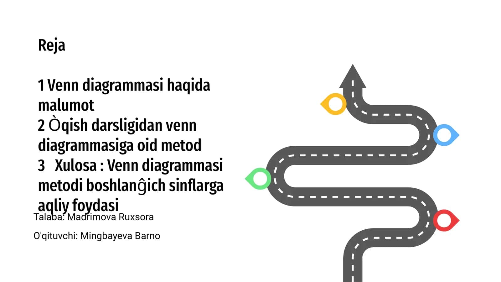 1 Venn diagrammasi haqida malumot