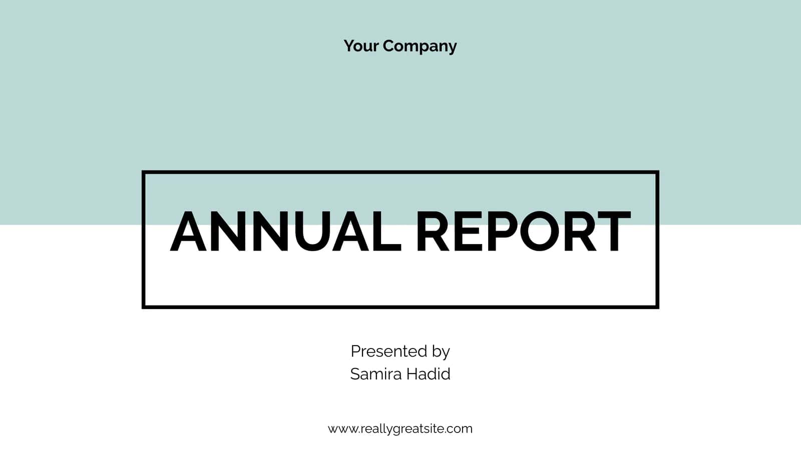 ANNUAL REPORT