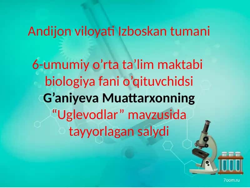 Uglevodlar