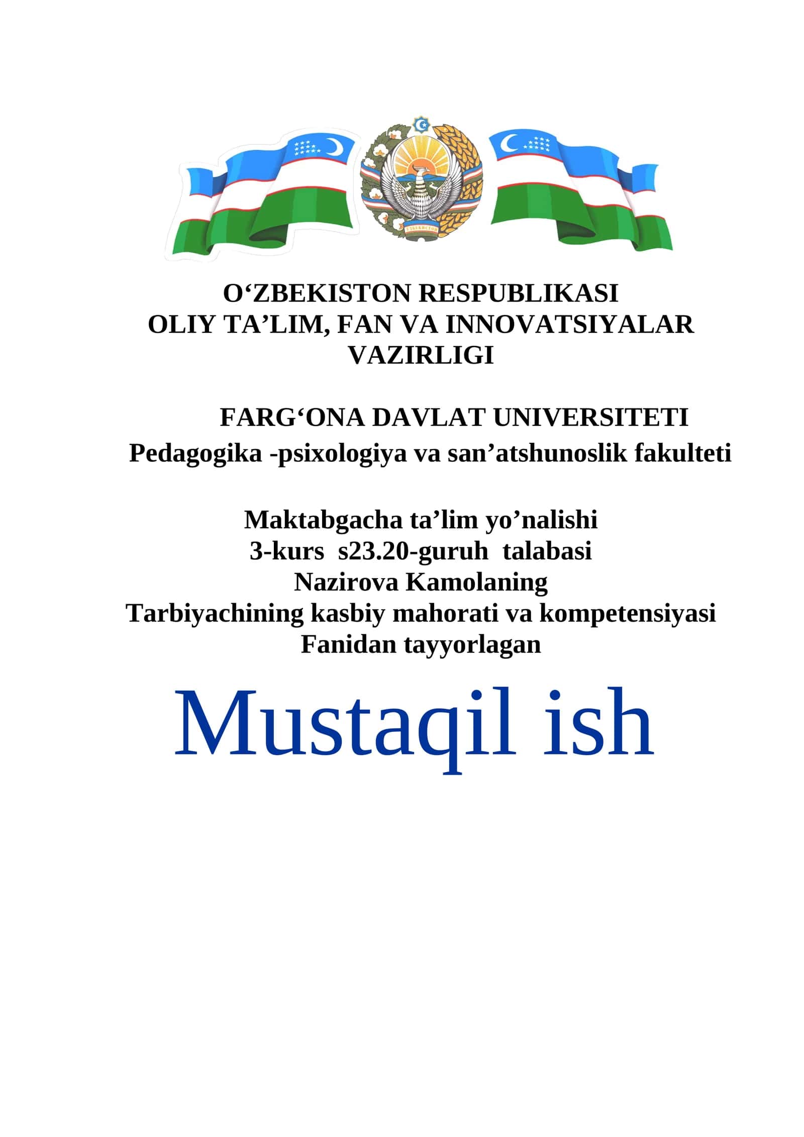 Rivojlantiruvchi markazlar tashkil etish