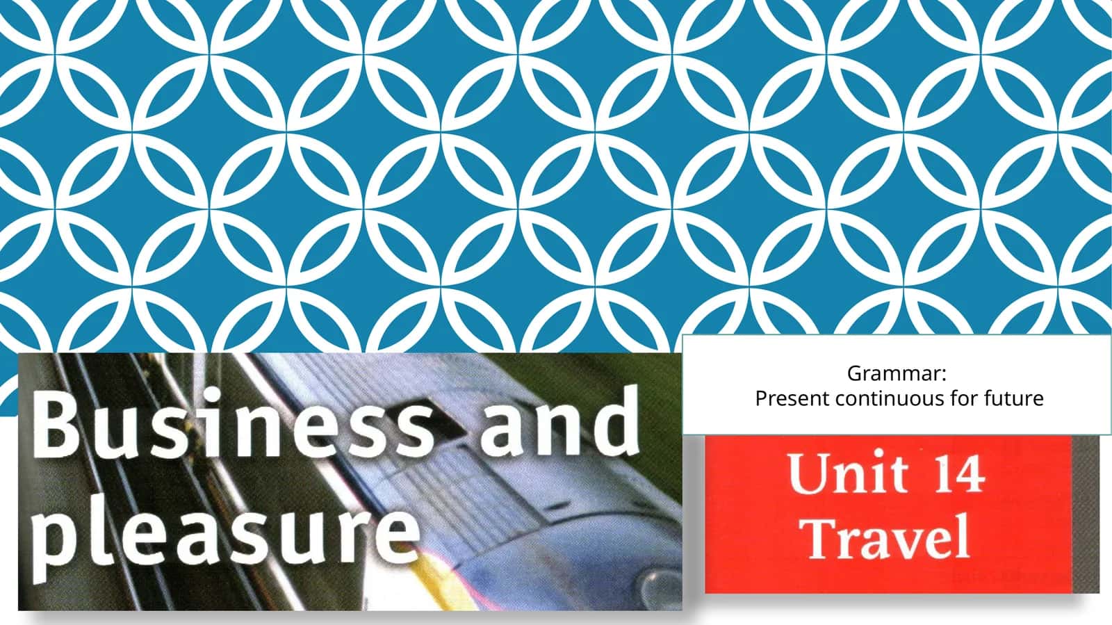 Present continuous for future