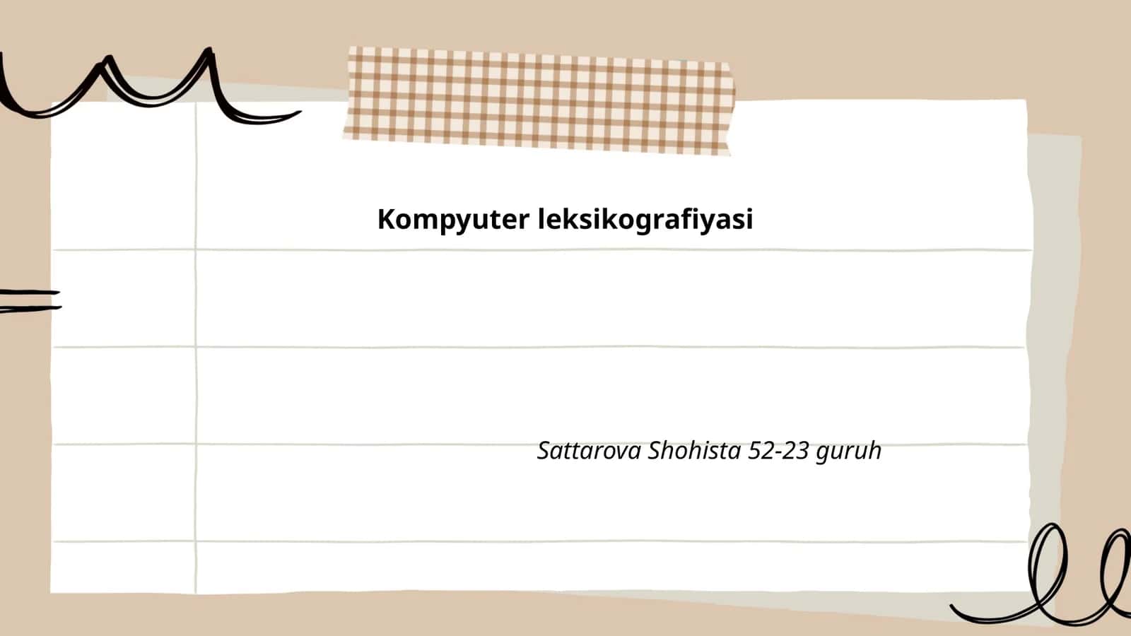 Kompyuter leksikografiyasi