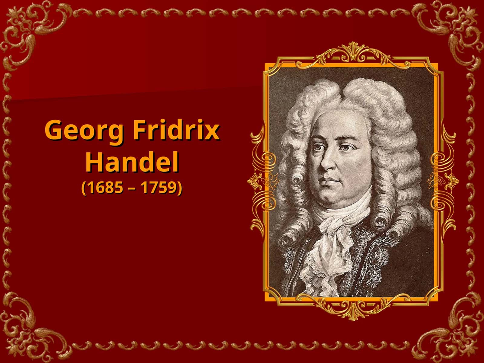 Georg Fridrix Handel