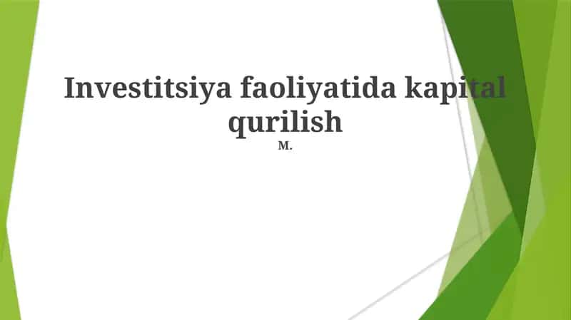 Kapital qurilish