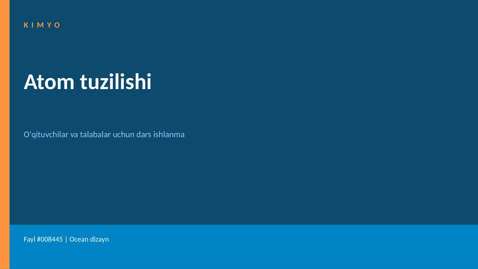 Atom tuzilishi