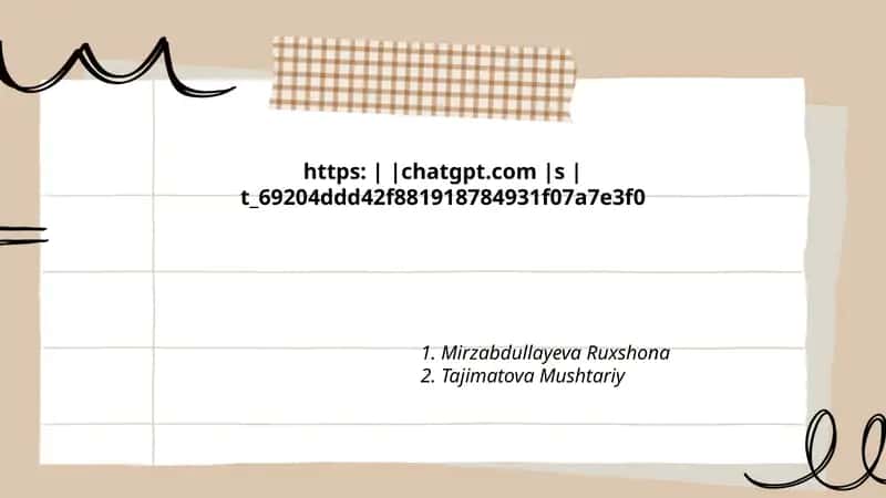 Tajimatova Mushtariy