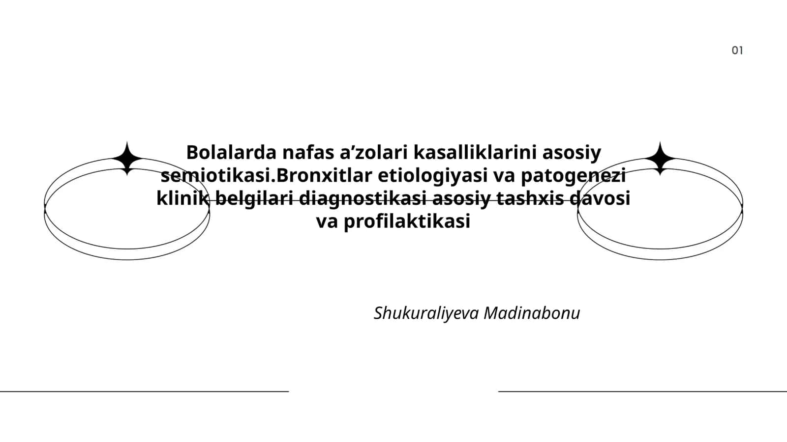 Bolalarda nafas aʼzolari kasalliklarini asosiy semiotikasi