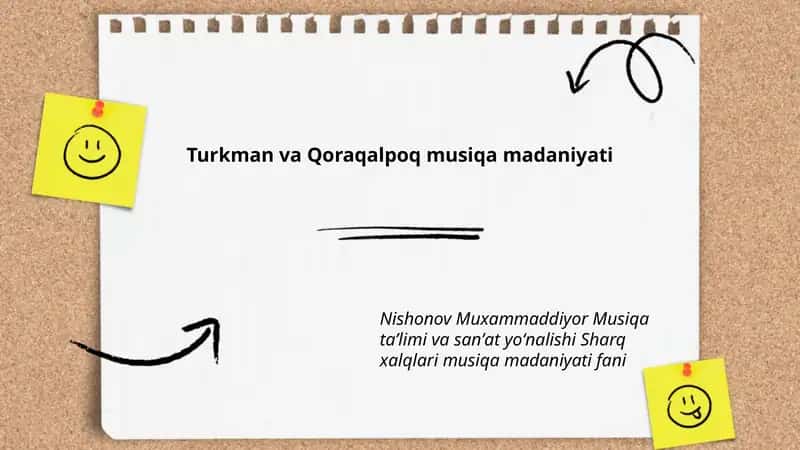 Turkman va Qoraqalpoq musiqa madaniyati
