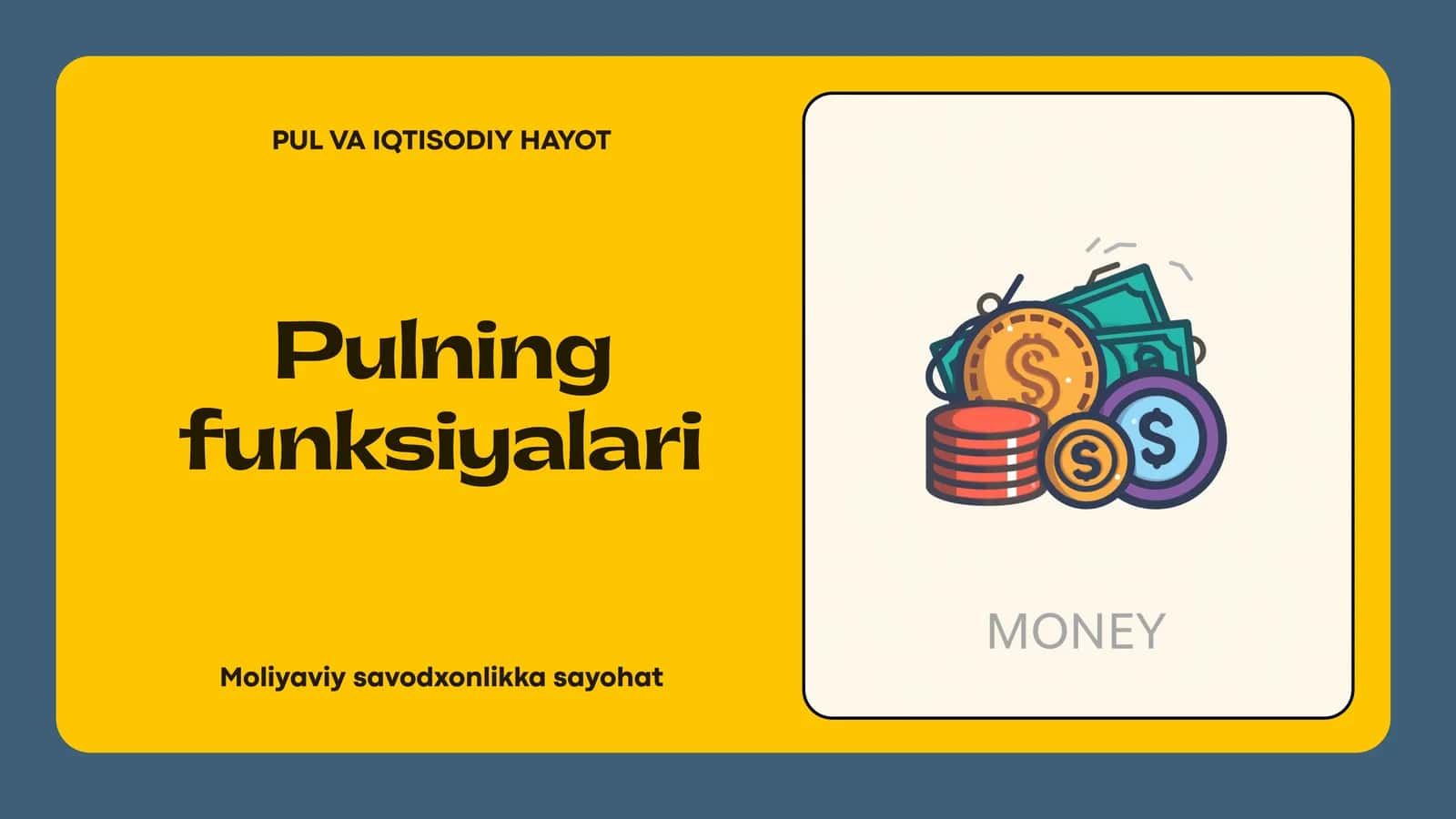 Pulning funksiyalari