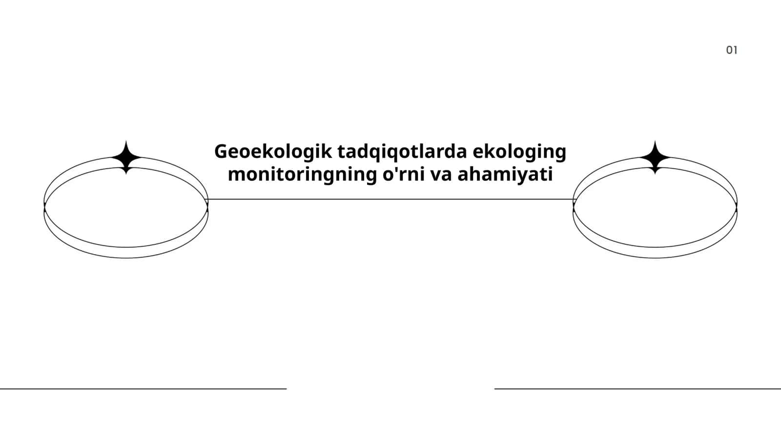 Geoekologik tadqiqotlarda ekologing monitoringning o'rni va ahamiyati