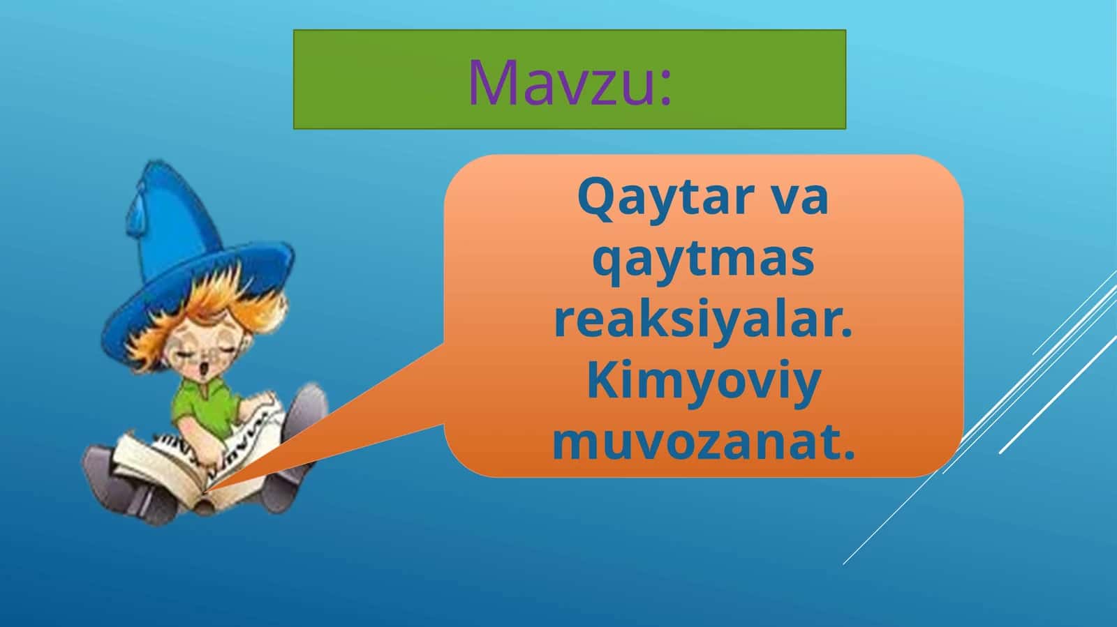 Qaytar va qaytmas reaksiyalar, Kimyoviy muvozanat