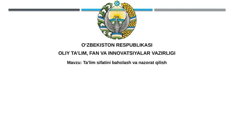 Ta'lim sifatini baholash