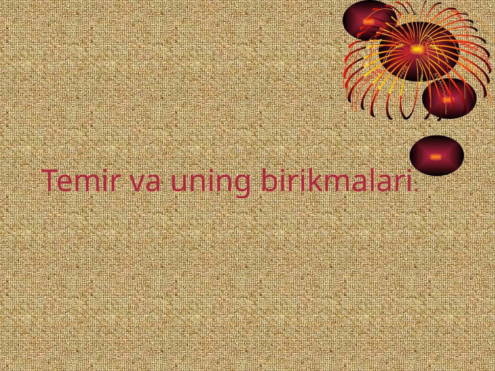 Temir va uning birikmalari