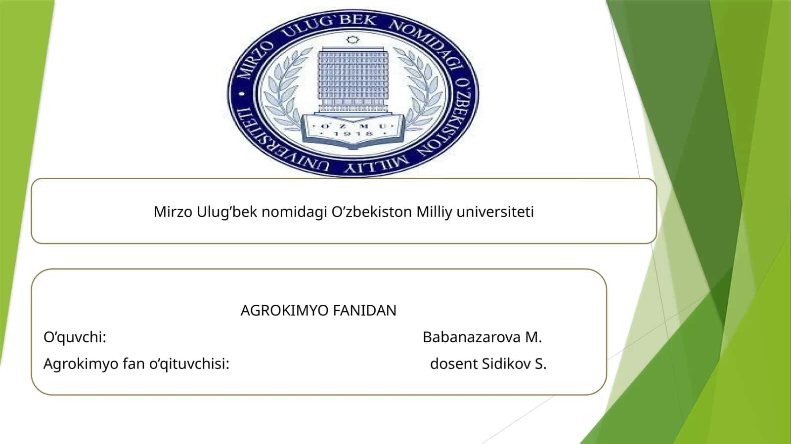 AGROKIMYO FANIDAN