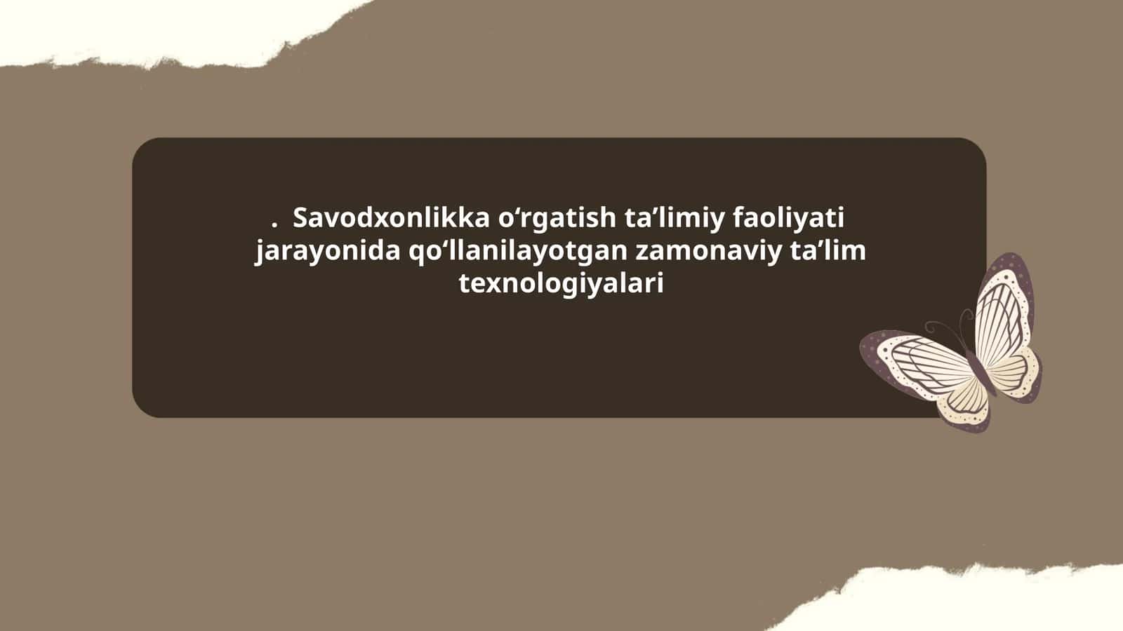 Interfaol o‘qitish usullari