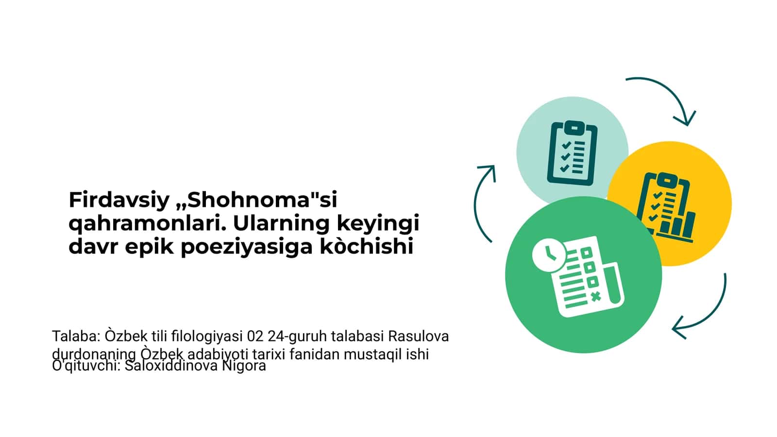 Firdavsiy va uning 'Shohnoma'si