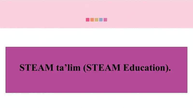 STEAM Ta'lim