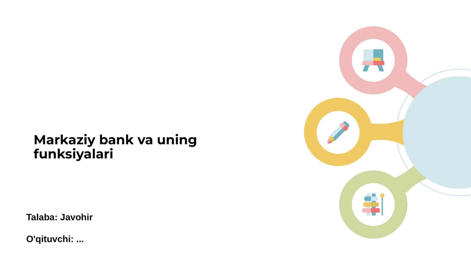 Markaziy bank va uning funksiyalari