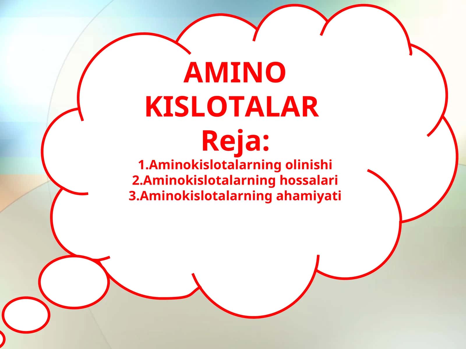 AMINO KISLOTALAR