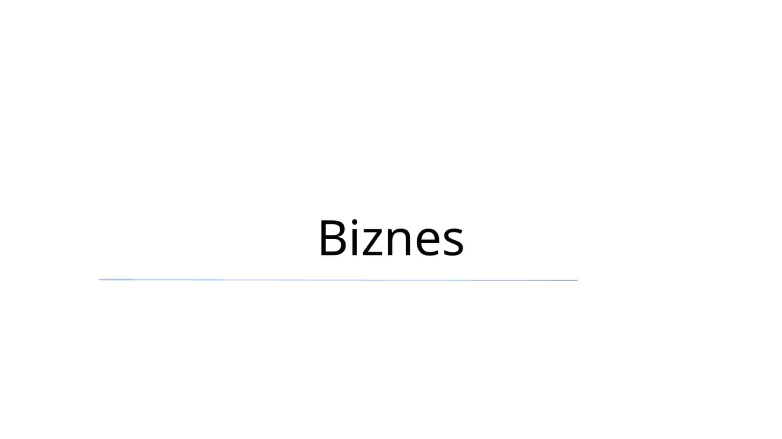 Biznes