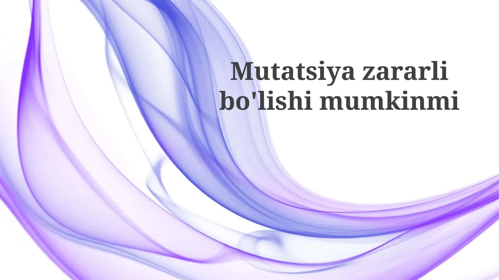Mutatsiyalar va Kasalliklar