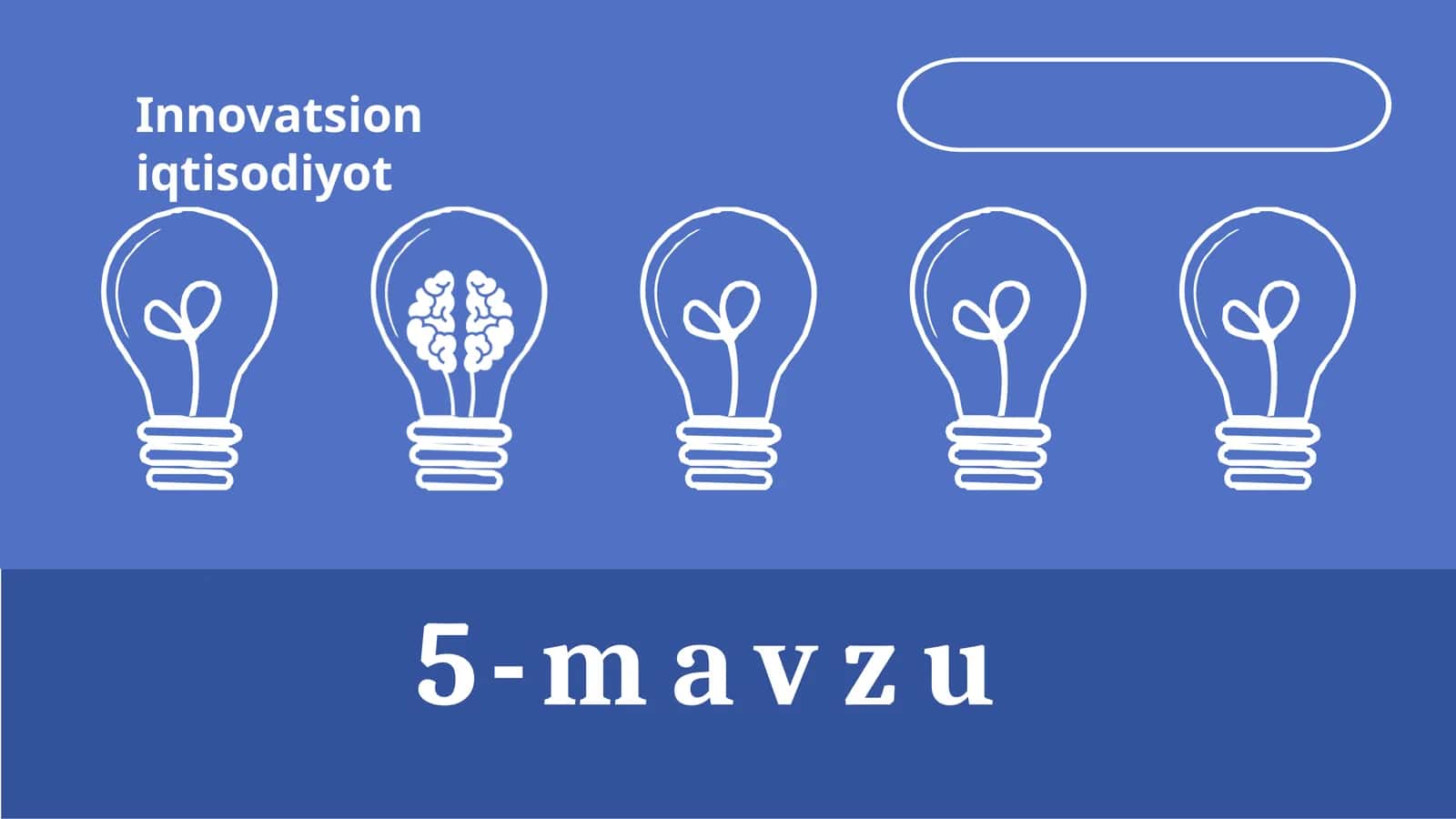 Innovatsiyalarni moliyalashtirish