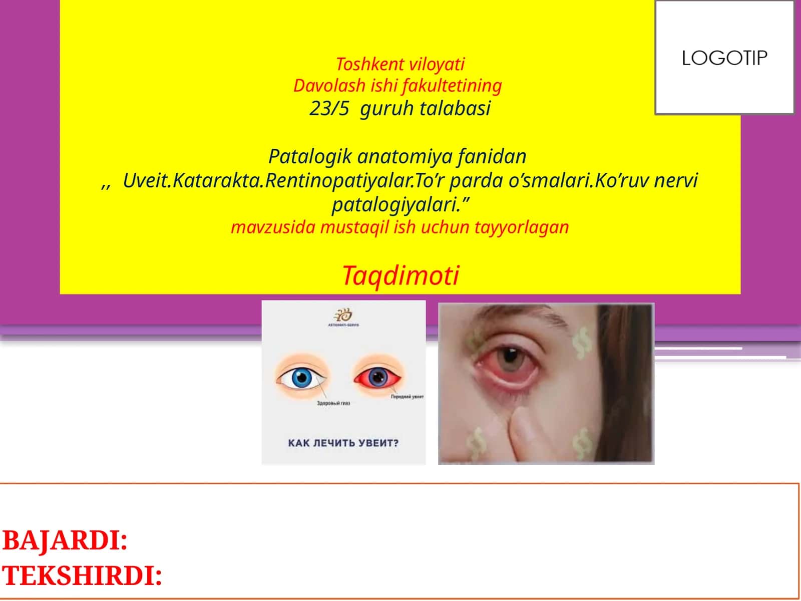 Patalogiya anatomiyasi fanidan