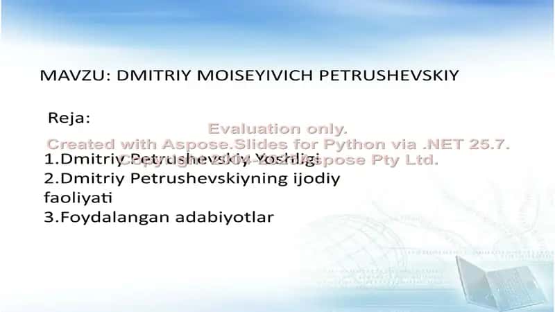 Dmitriy Moiseevich Petrushevskiy