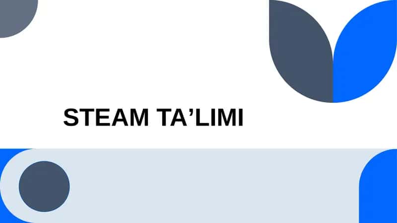 STEAM TAʼLIMI