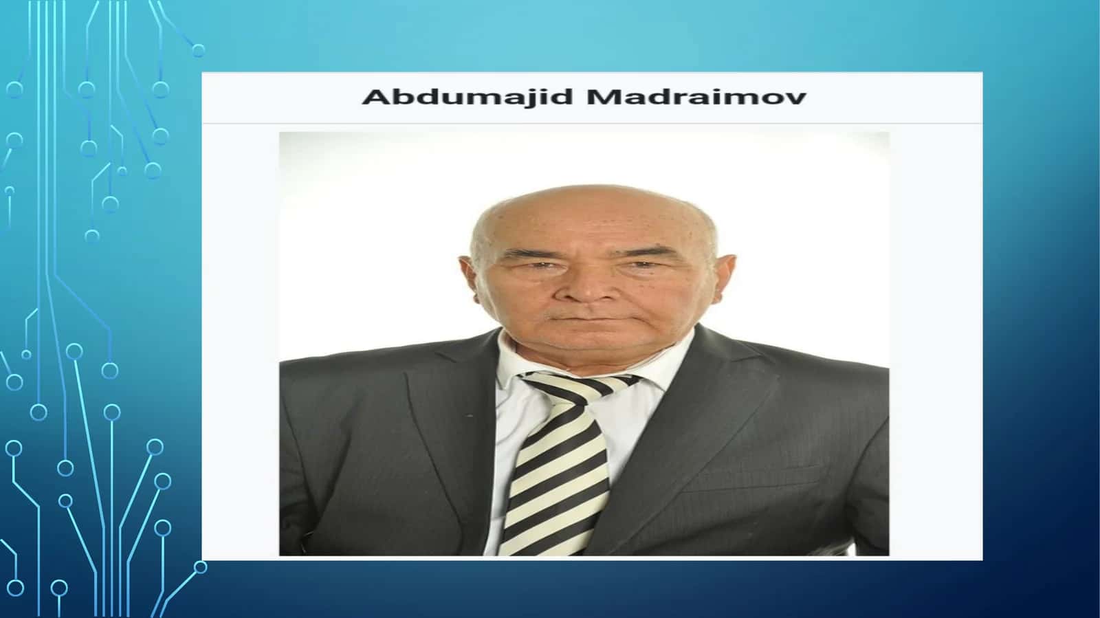 Abdumajid Abduraimovich Madraimov