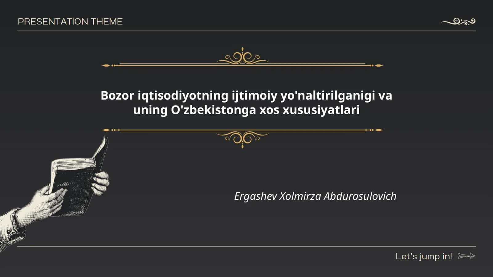 Bozor iqtisodiyotning ijtimoiy yo'naltirilganigi va uning O'zbekistonga xos xususiyatlari