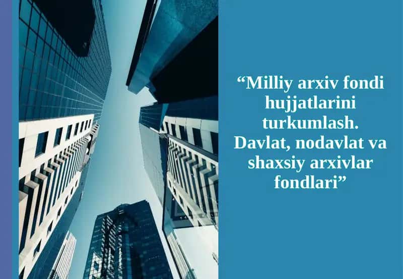 O’zbekiston Respublikasi Milliyarxiv fondi