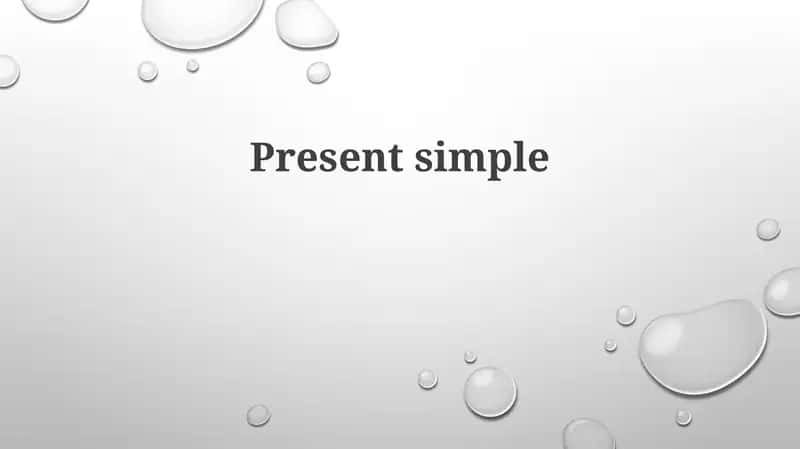 Present Simple