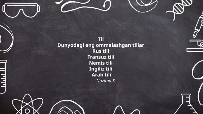 Dunyodagi eng ommalashgan tillar