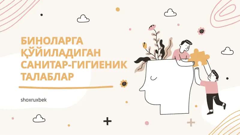 Bino Sanitariya Talablari