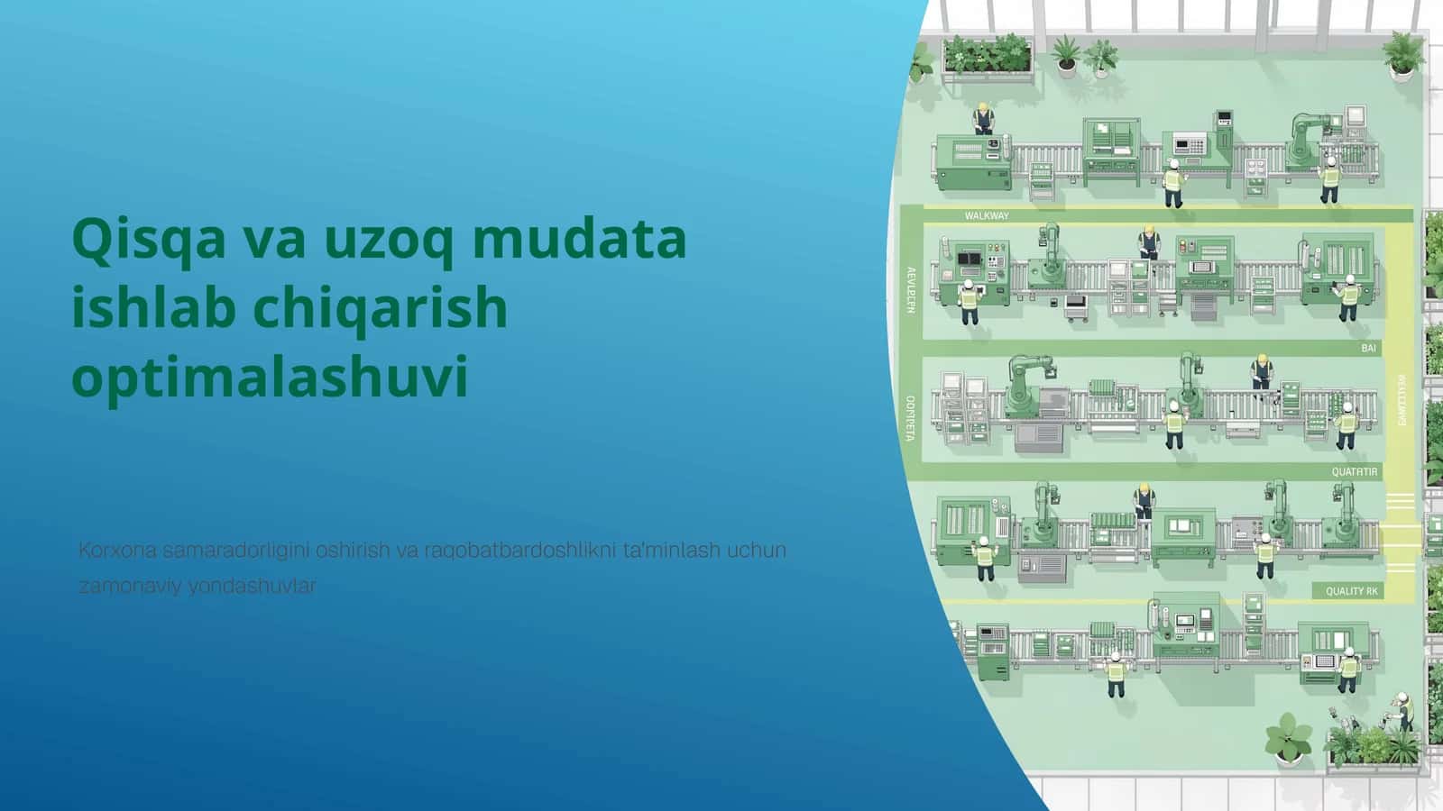 Qisqava uzoq mudata ishlab chiqarish optimalashuvi