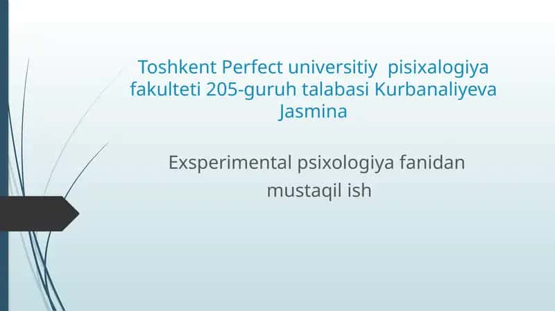 Psixodiagnostika metodikalar klassifikatsiyasi