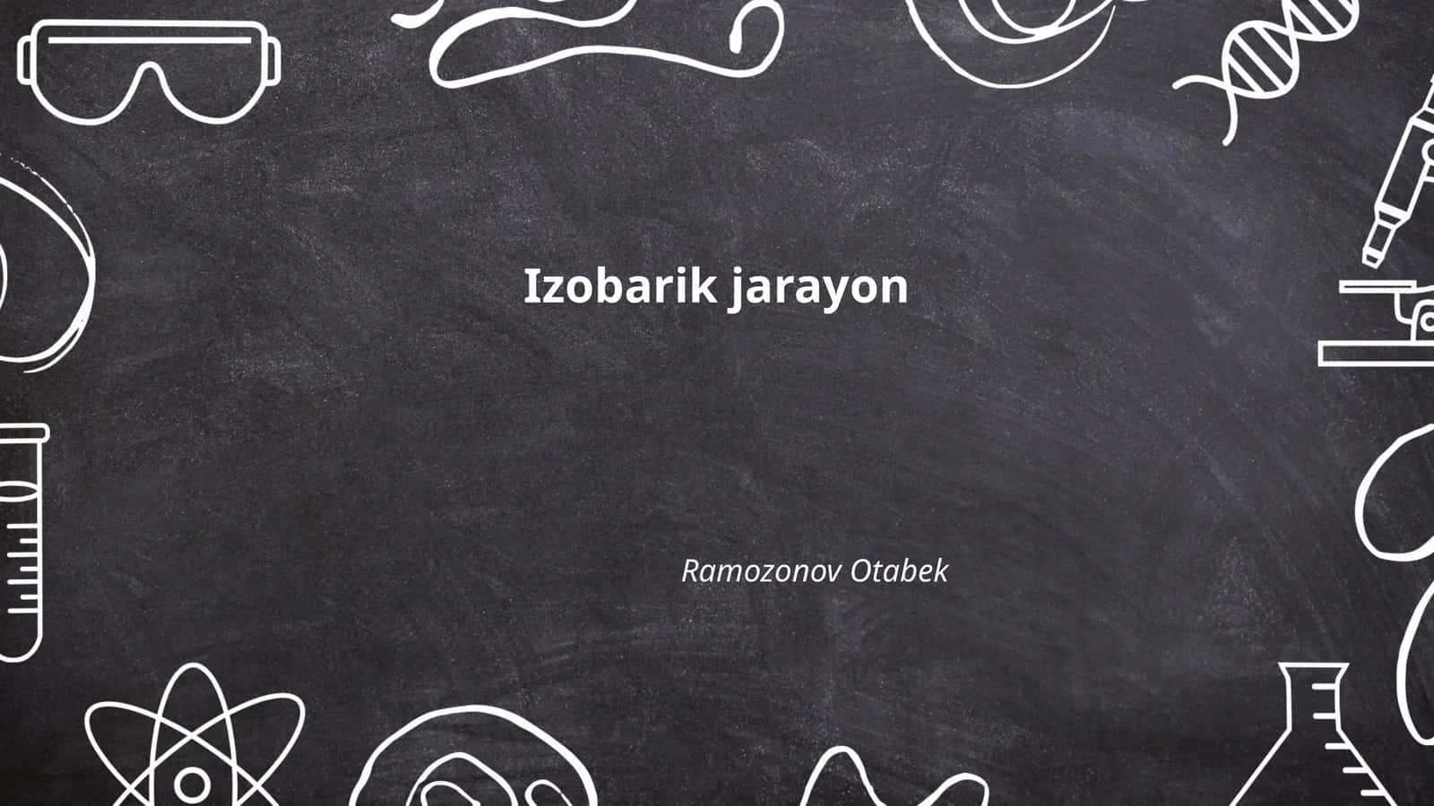 Izobarik jarayon