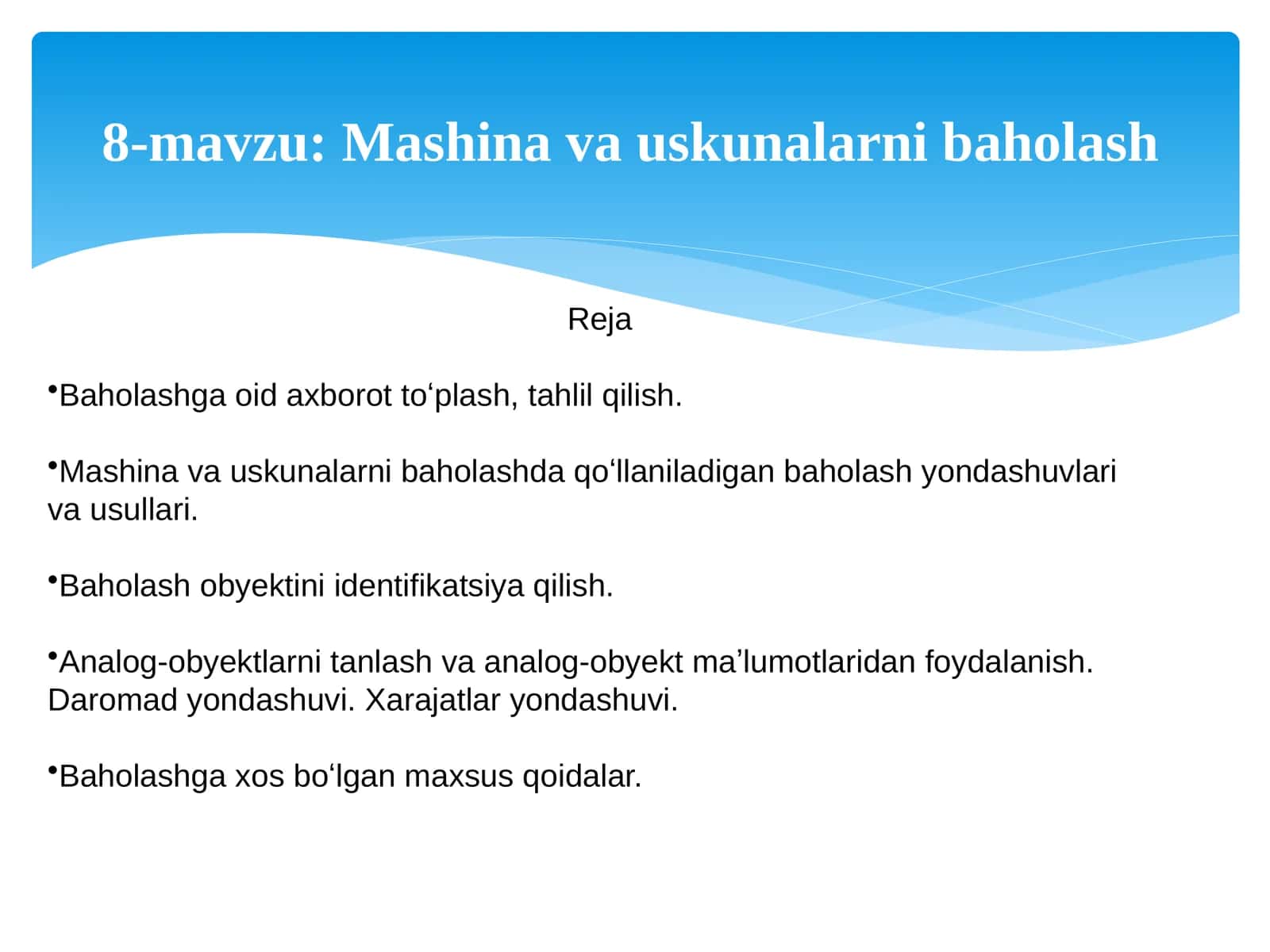 Mashinavauskunalarnibaholash
