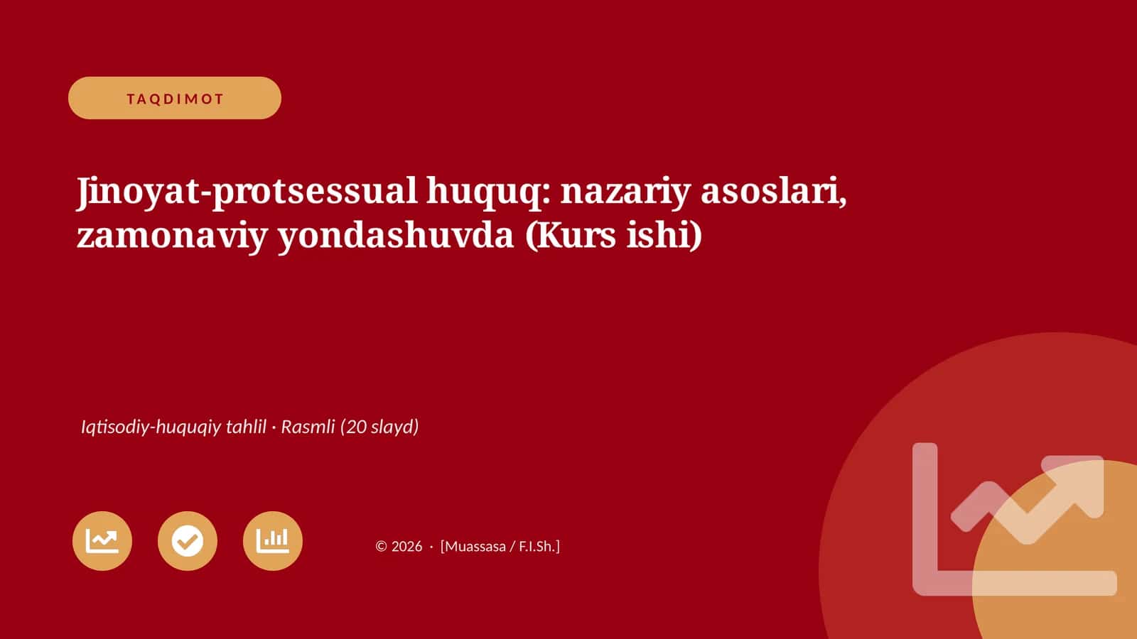 Jinoyat-protsessual huquq: nazariy asoslari, zamonaviy yondashuvda (Kurs ishi)