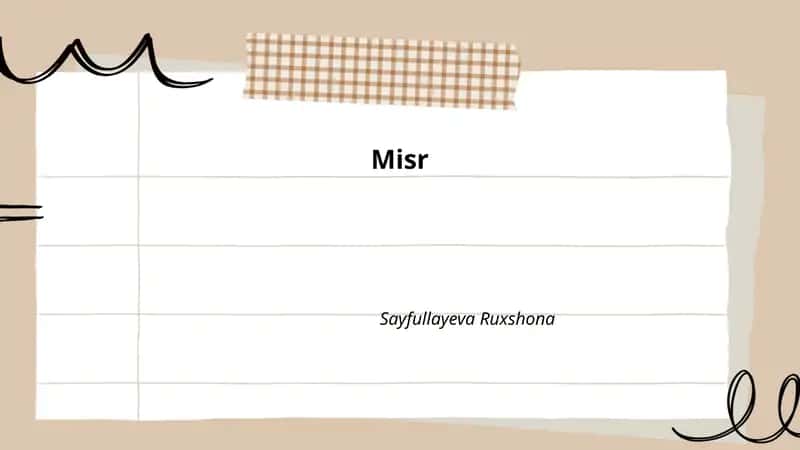 Misr