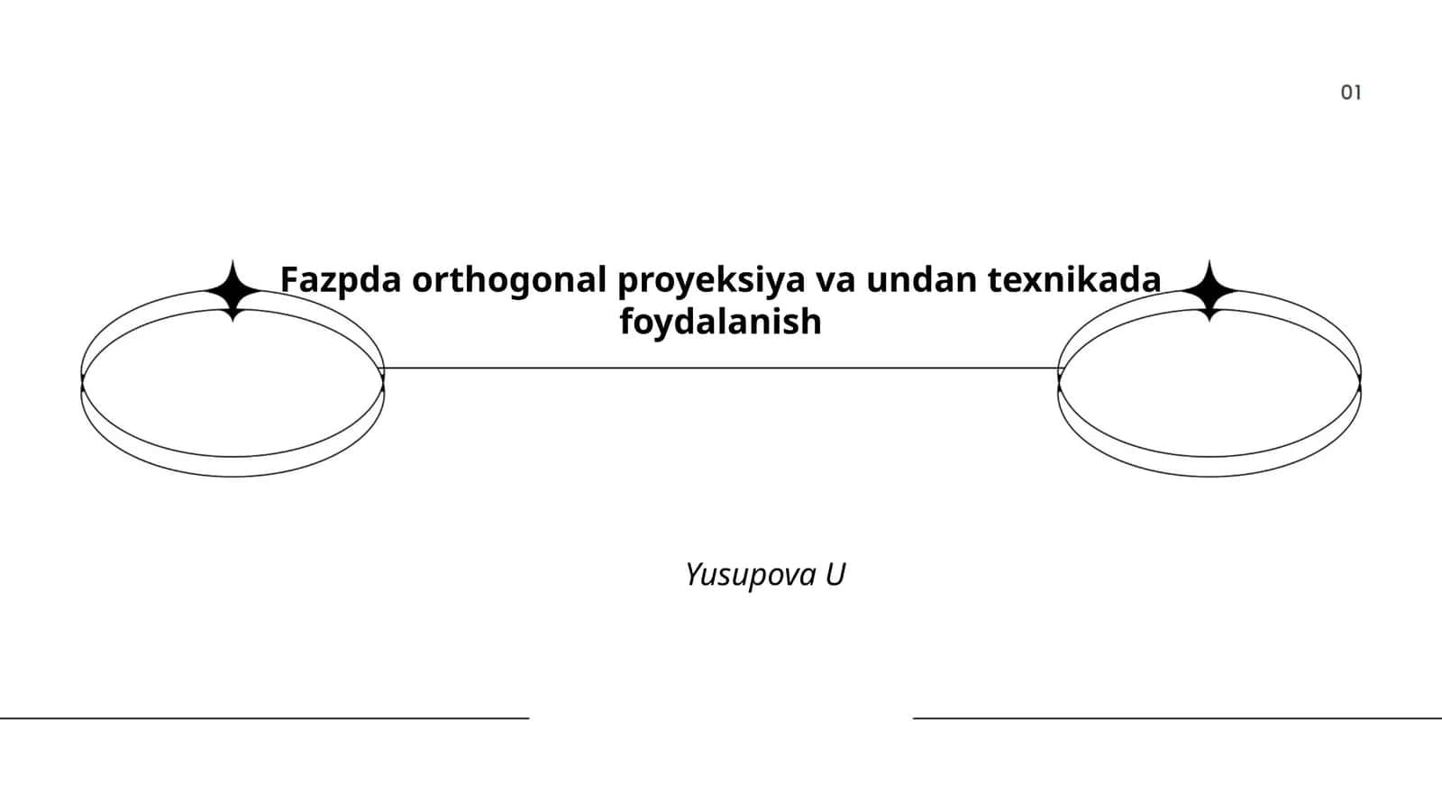 Fazoda ortogonal proyeksiya