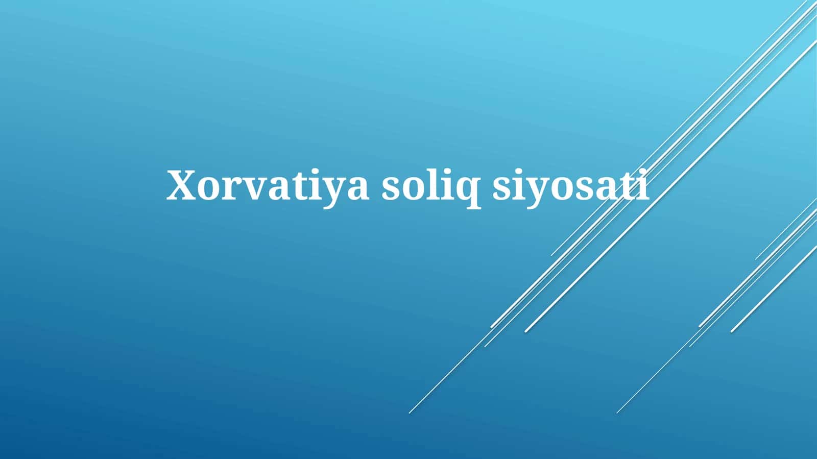 Xorvatiyasoliqsiyosati