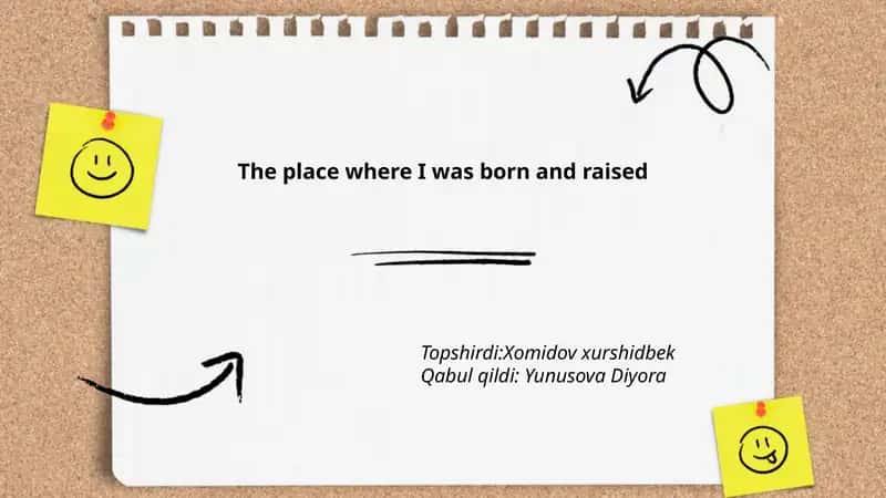 Topshirdi:Xomidov xurshidbek