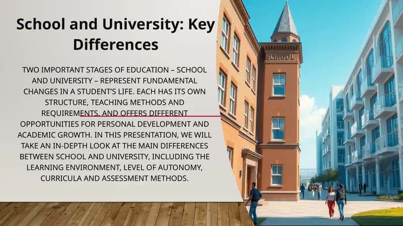 School and University: Key Differences