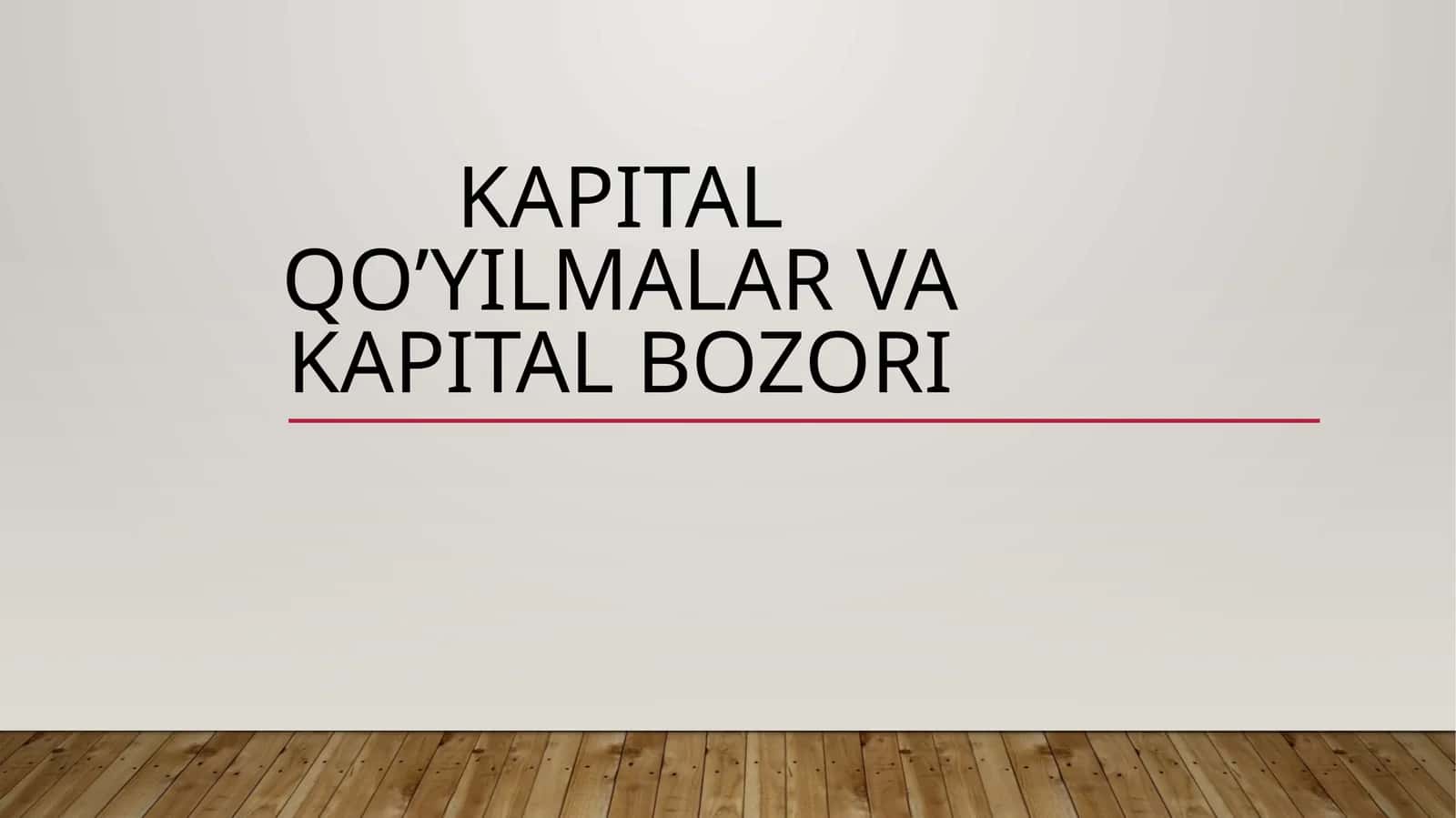 Kapital 1