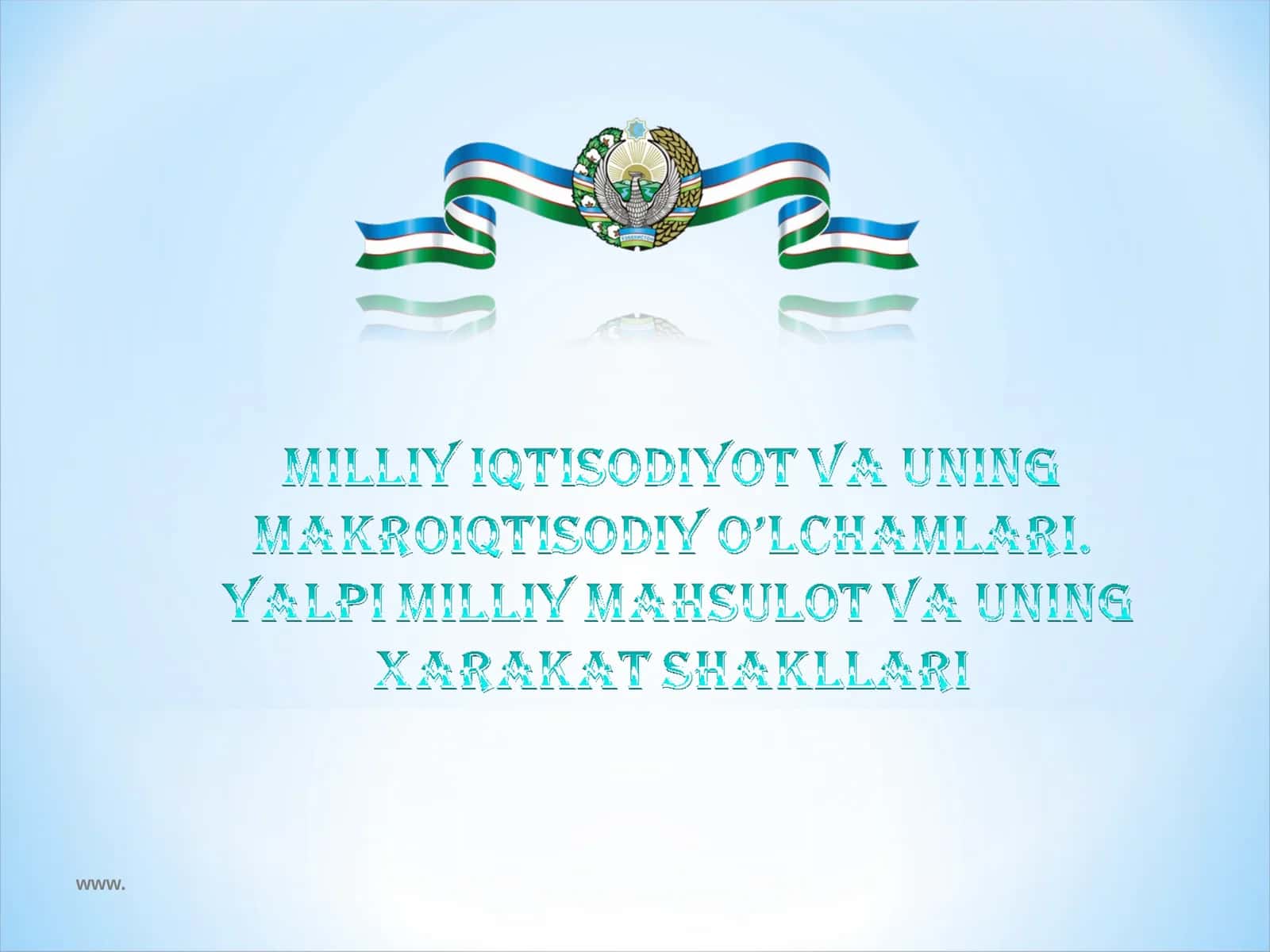Milliy iqtisodiyot