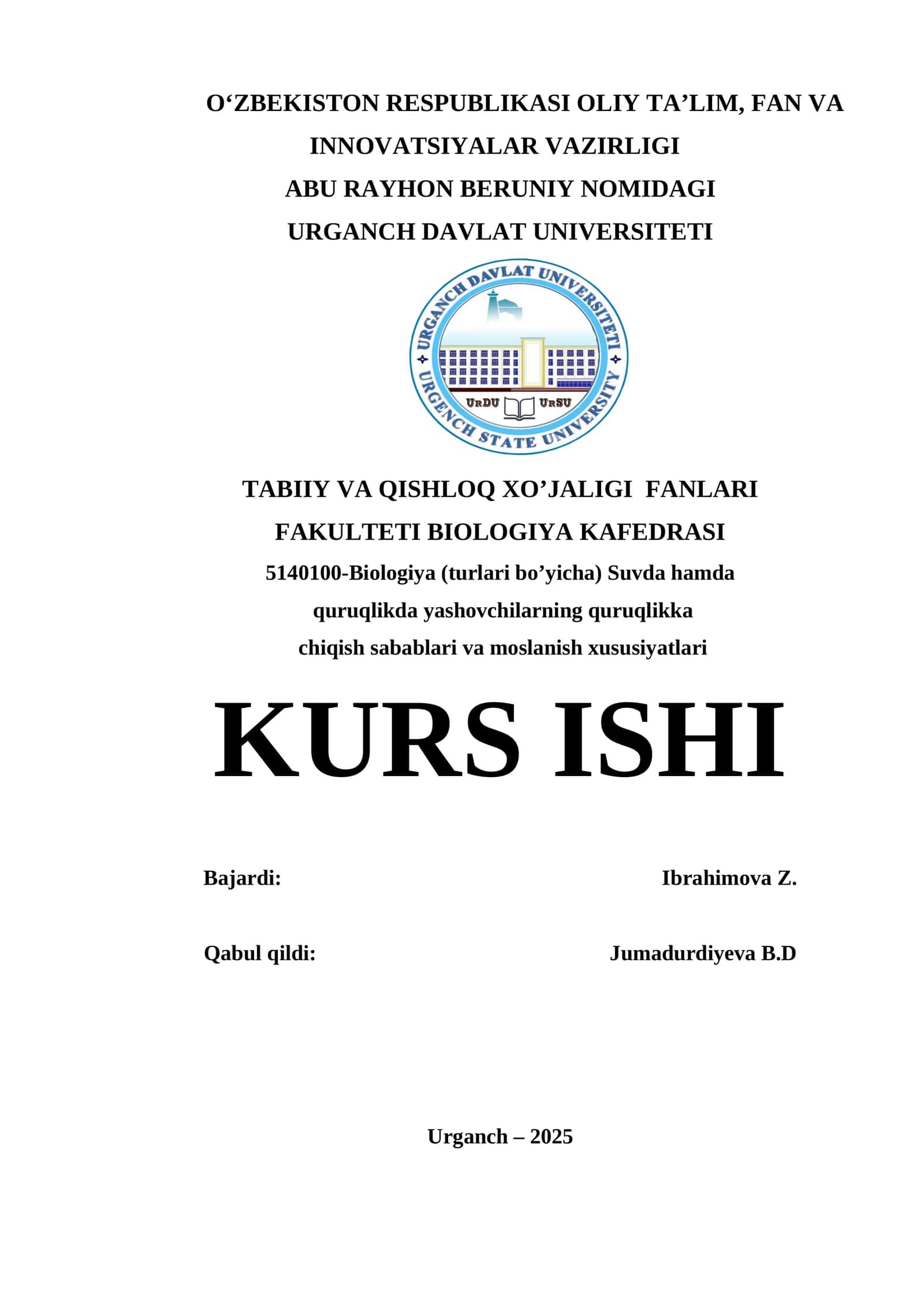 Suvda hamda quruqlikda yashovchilarning quruqlikka chiqish sabablari va moslanish xususiyatlari
